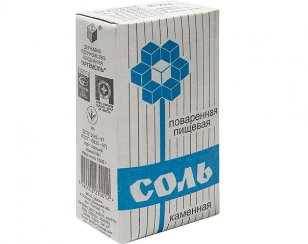 Соль поваренная   каменная  1кг