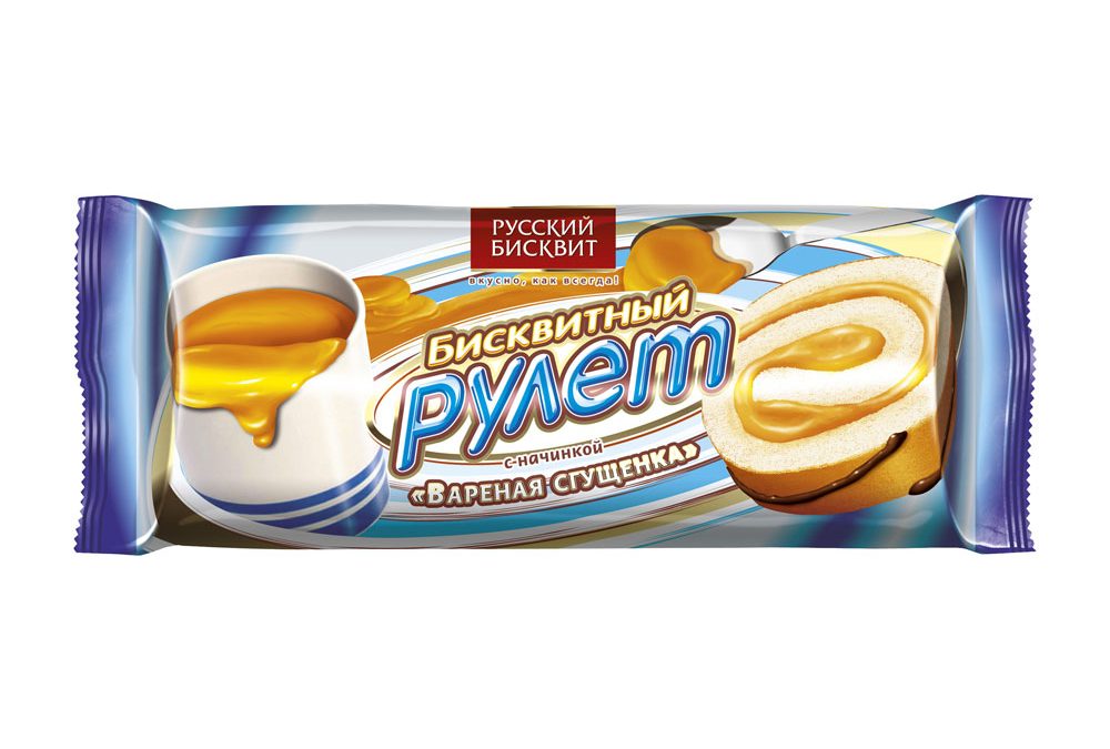 Рулет Вар. сгущ. Русский бисксит 175г