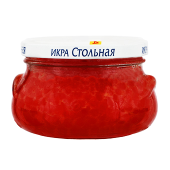 Икра лососевая Стольная иммитация 230г.