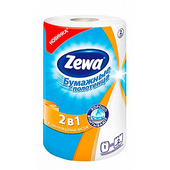 Полотенца бумажные  ЗЕВА 2В1