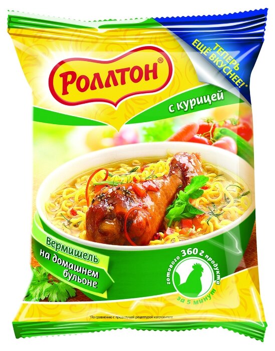 Вермишель Ролтон на дом. бульоне 60 гр
