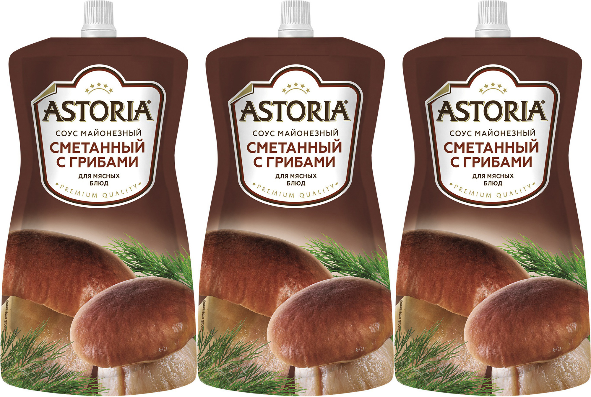 Соус майонезный  Астория сметанный с грибами " 233 гр