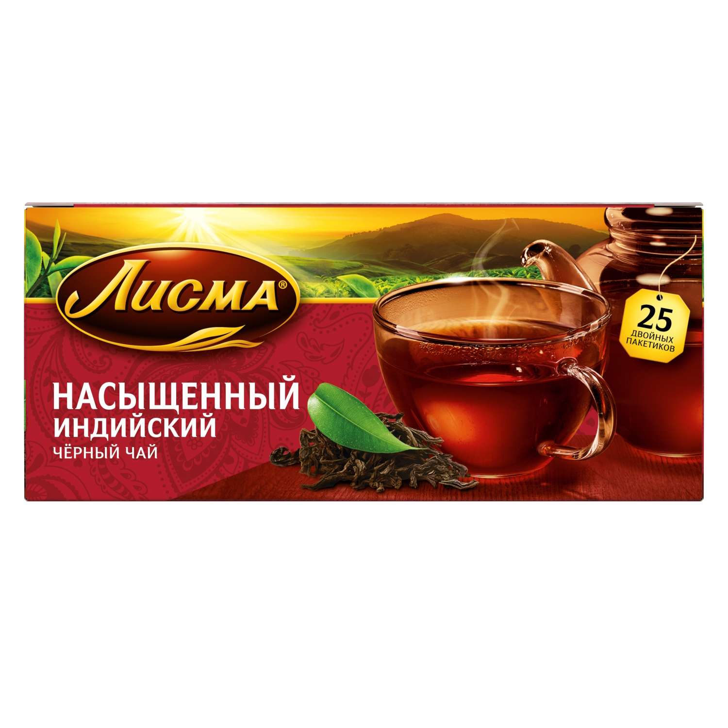 Чай "Лисма" крепкий лимон 25 пак