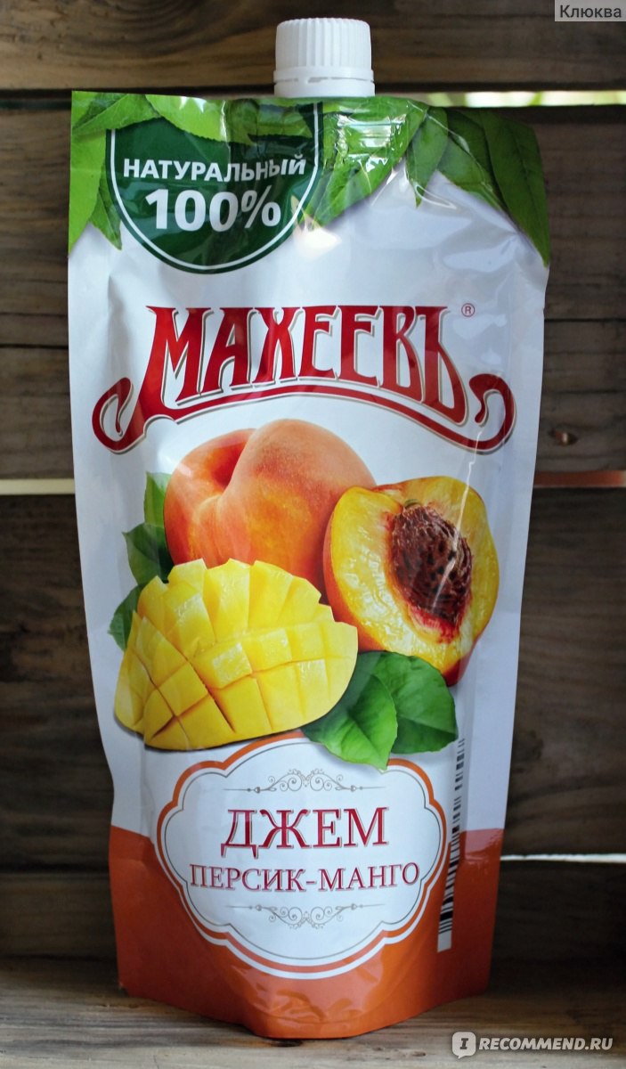 Джем Махеев персик манго 300г.