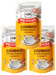 Сливки сгущеное с сахаром 270г