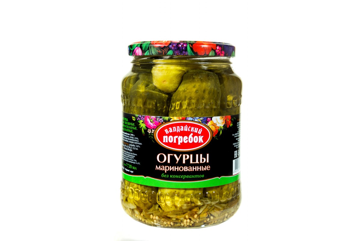 Огурцы мар. "Валдайский погребок"  0,650 гр