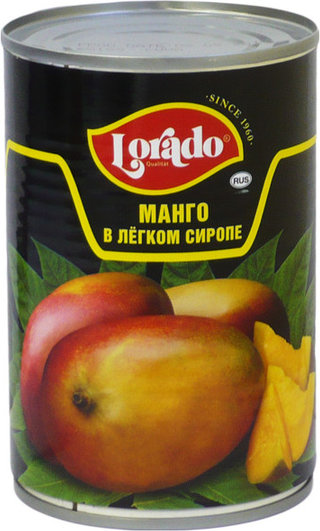 Консервированные  "Манго в сиропе"425 гр ж\б