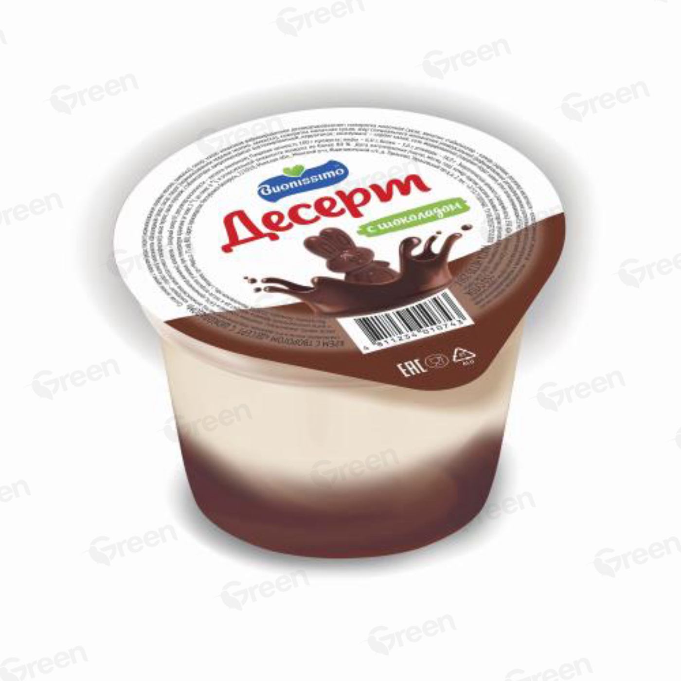 Крем с творогом Десерт шоколадный 250г.