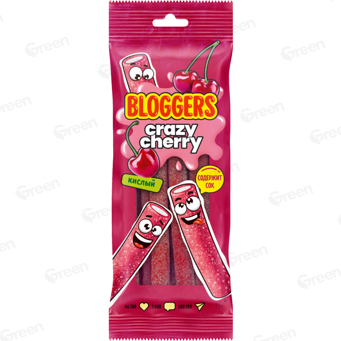 Мармелад BLOGGERS Крейзи Черри 70 гр