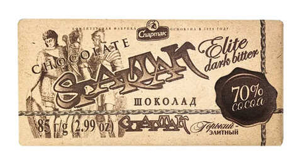 Шоколад Горький- элитный 70% 85г.